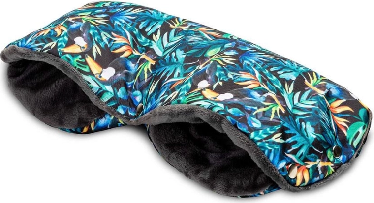 Manoplas para cochecito SENSILLO con motivo de tucanes, 40 × 22 cm