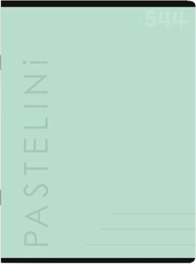 Cuaderno PASTELINI A5 verde, rayado, 40 hojas