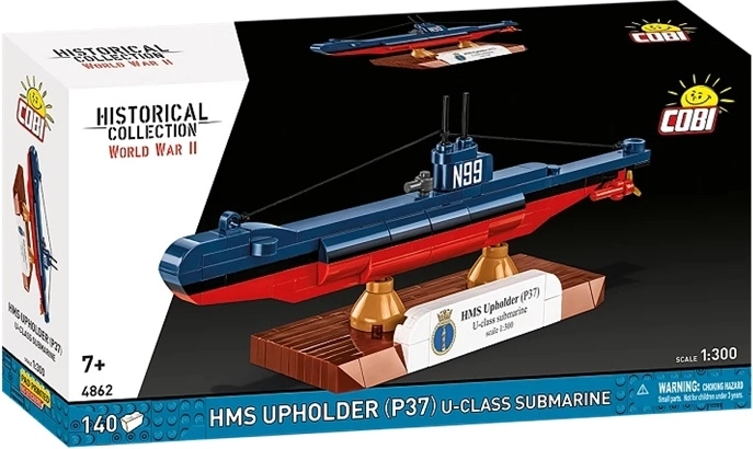 Cobi colección histórica WWII submarino Royal Navy HMS Upholder (P37) 1:300