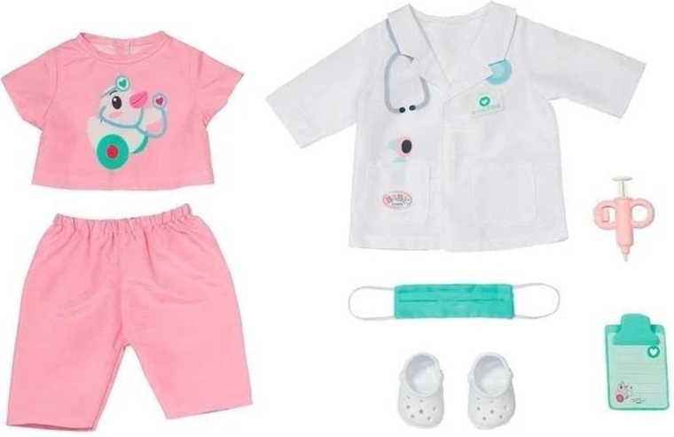 Conjunto de médica BABY born para muñeca de 43 cm