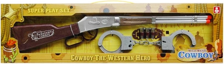 Rifle infantil con sonido y esposas