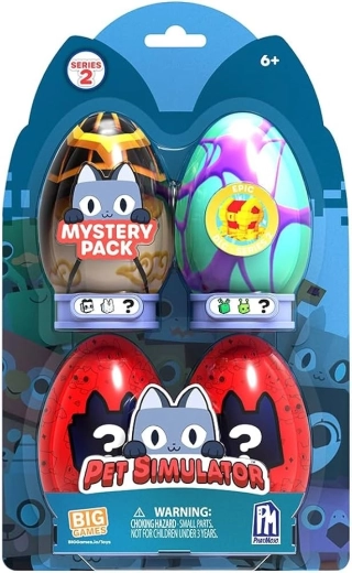 Huevos con figuras PET SIMULATOR – set de 4 uds.