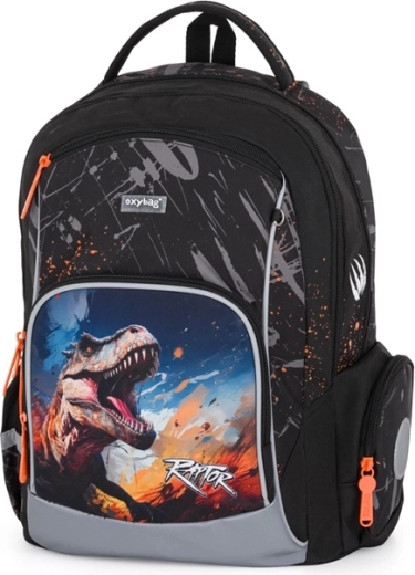 Mochila escolar OXY GO Dino para 1.º–3.º de primaria