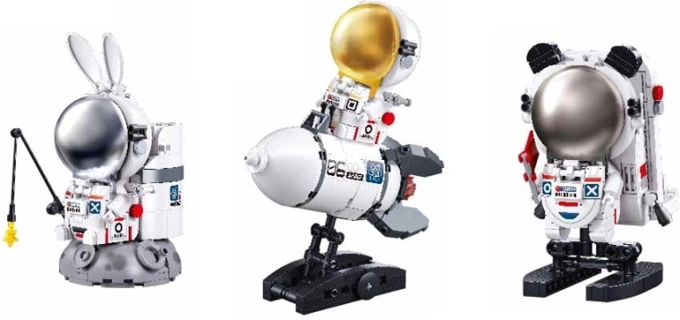 Sluban astronauta en Marte set de construcción