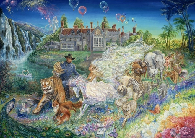 Puzzle Boda de cuento de hadas 2000 piezas