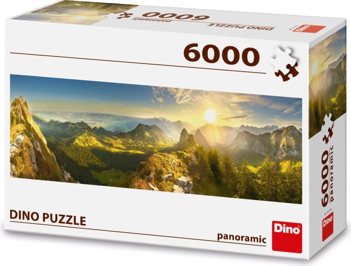 Paisaje panorámico de Suiza