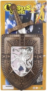 Set infantil de caballero: espada y escudo