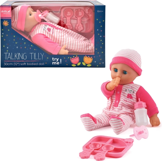 Bebé interactivo Dolls World Tilly 30 cm