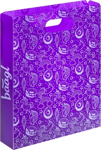 BAAGL carpetas de plástico para cuadernos escolares Unicornio