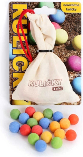 EFKO canicas de plástico irrompibles en bolsita, 20 uds