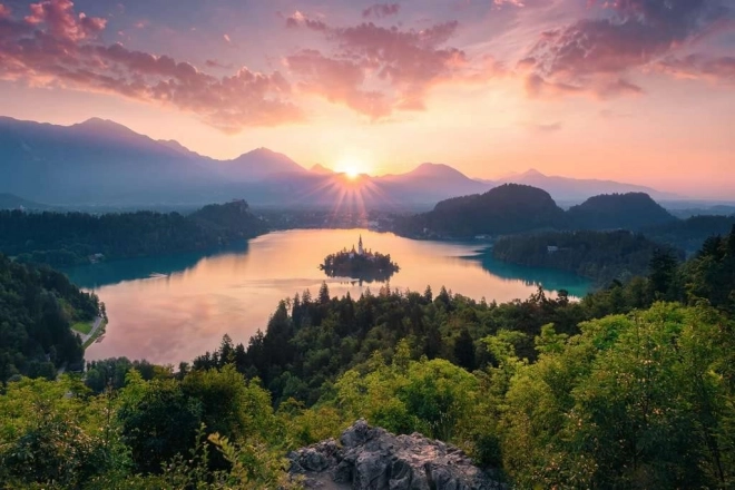 Puzzle Ravensburger Lago Bled, Eslovenia, 3000 piezas