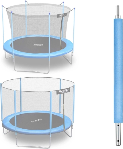Neo-Sport poste inferior para cama elástica 183 cm (6 ft) para red exterior e interior, azul - 1 pieza