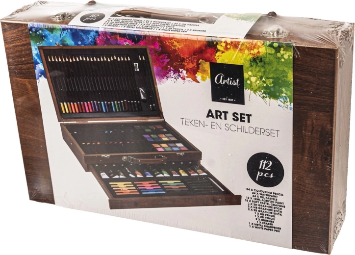 Caja de madera – set creativo para pintar 38 × 24 cm