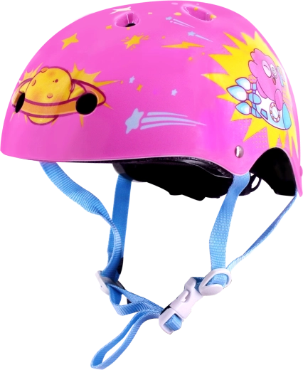 Casco de seguridad infantil rosa (talla L)