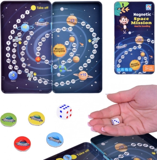 Misión espacial magnética para niños