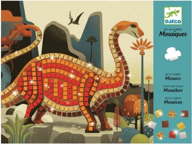Imágenes de mosaico Dinosaurios de Djeco