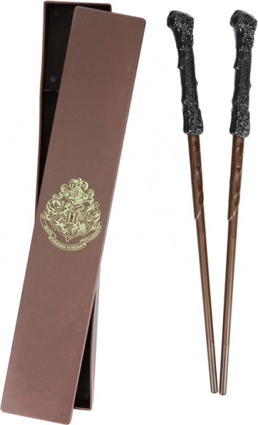 Palillos Harry Potter con estuche de Hogwarts