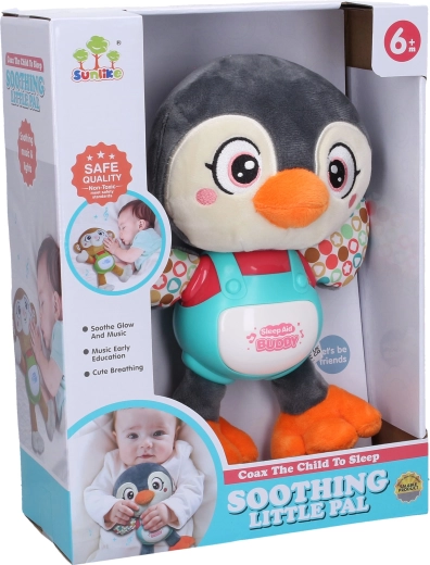 Pingüino que reproduce sonidos y se ilumina 24 cm