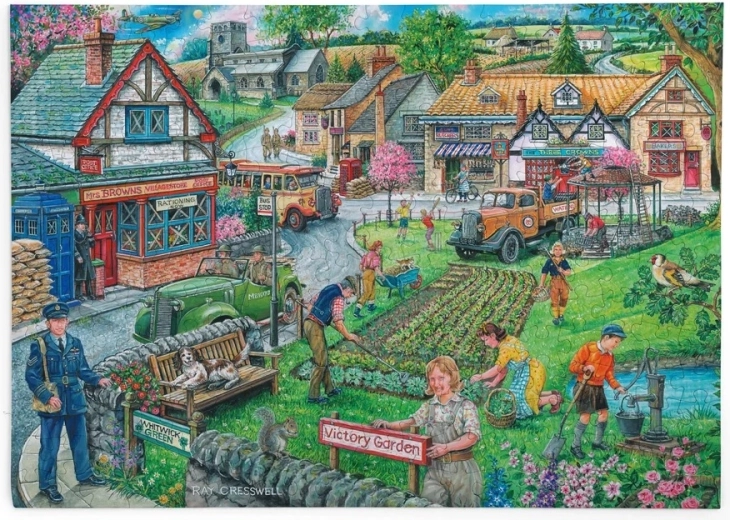 Puzzle HOP De la jardinería a la victoria, 250 piezas grandes
