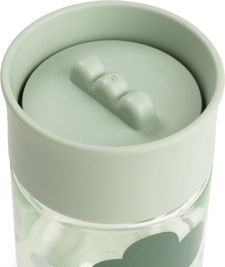 Done by Deer set de alimentación Foodie con vaso 360° Tiny trails, verde