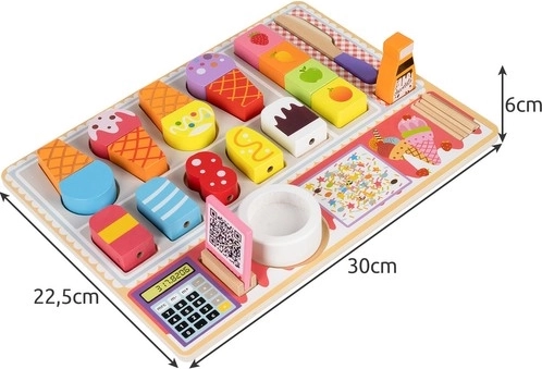 Juego de heladería y tienda