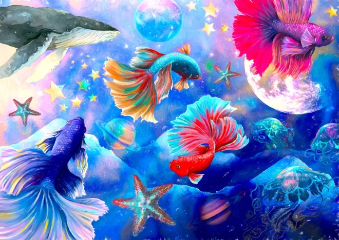 Puzzle galaxia submarina de 1000 piezas