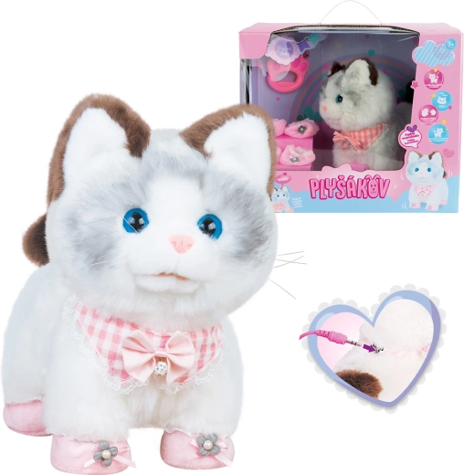 Gatita de peluche interactiva Mína