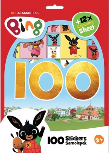 Bing set de dibujos para colorear con pegatinas (más de 100 uds.)