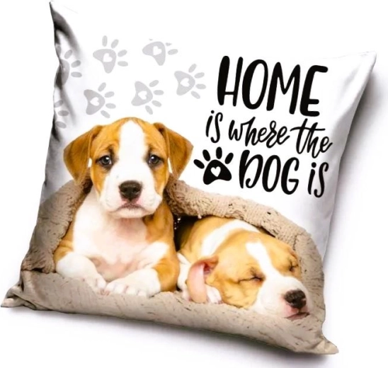 Funda de cojín Perritos 40 × 40 cm