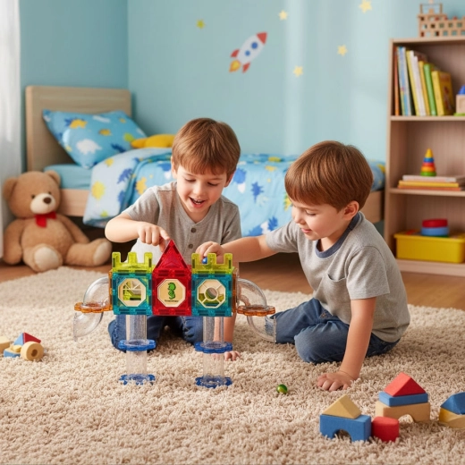 Diversión creativa para pequeños constructores