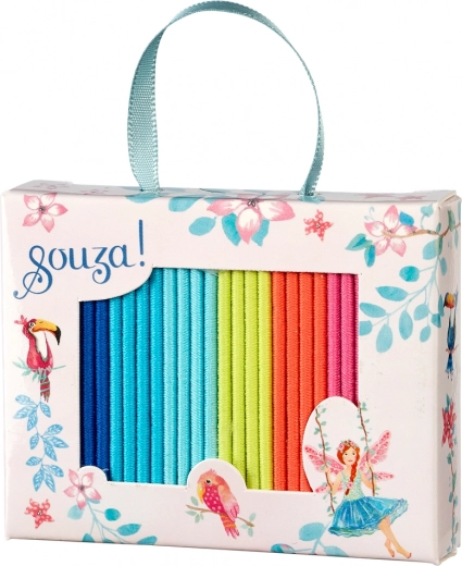Souza! Set de regalo - gomas para el pelo para niñas, 24 uds