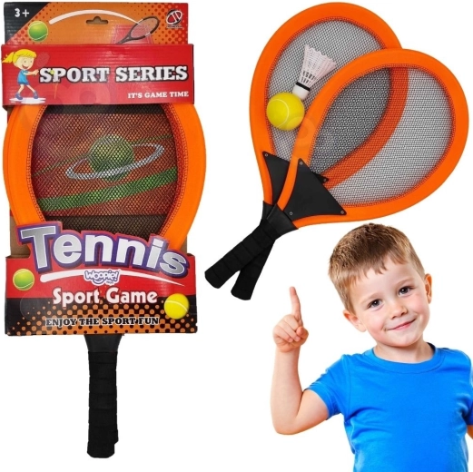 Set infantil Woopie de raquetas para tenis y bádminton