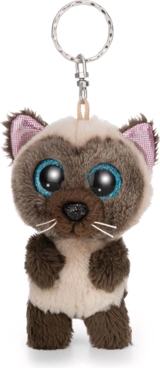 Nici Glubschis llavero de peluche gato siamés Selma 9 cm - 1 pieza