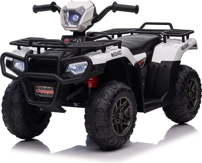 Coche eléctrico infantil tipo quad BABY MIX, blanco