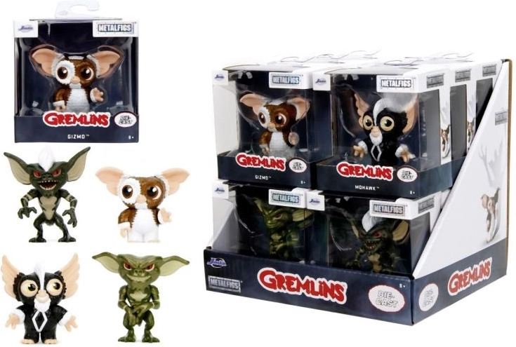 Figuras metálicas coleccionables Gremlins 6,5 cm – 4 tipos