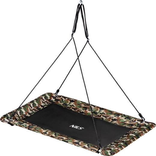 Columpio rectangular tipo nido de cigüeña NILS Camp NB5043 camuflaje