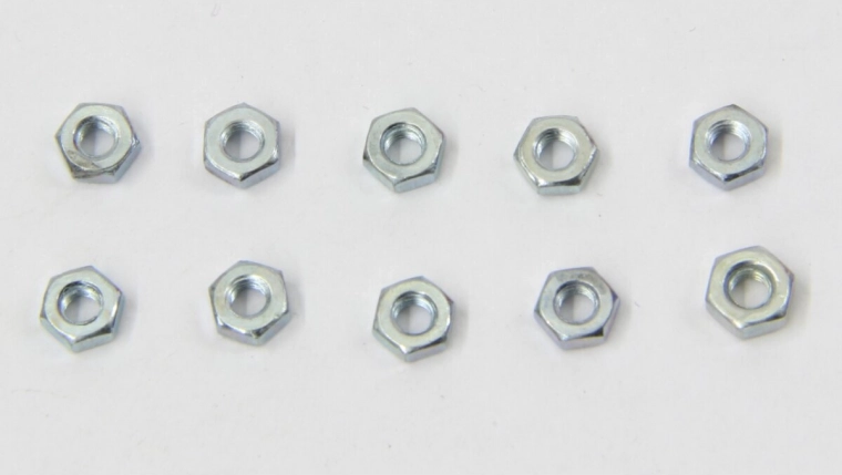 Tuercas hexagonales M3 Jamara, 10 unidades