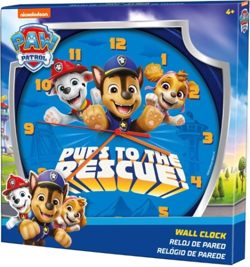 Reloj de pared PAW PATROL para niños