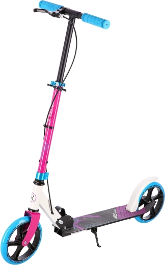 Patinete NILS Extreme HM0107 blanco-rosa