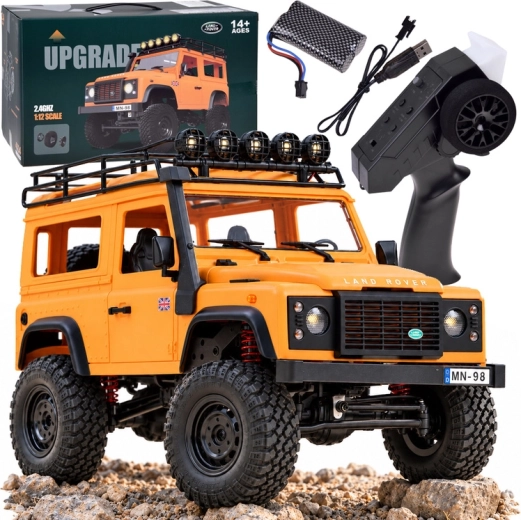 Modelo teledirigido Land Rover Defender 90 4x4 a escala 1:12