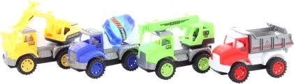 Coche de construcción de plástico para la mano