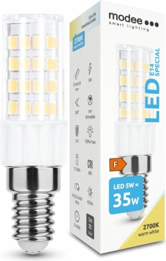 Bombilla LED Modee Special Ceramic 5 W E14, 420 lm, blanco cálido