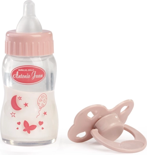 Set Antonio Juan de biberón y chupete para muñeca bebé