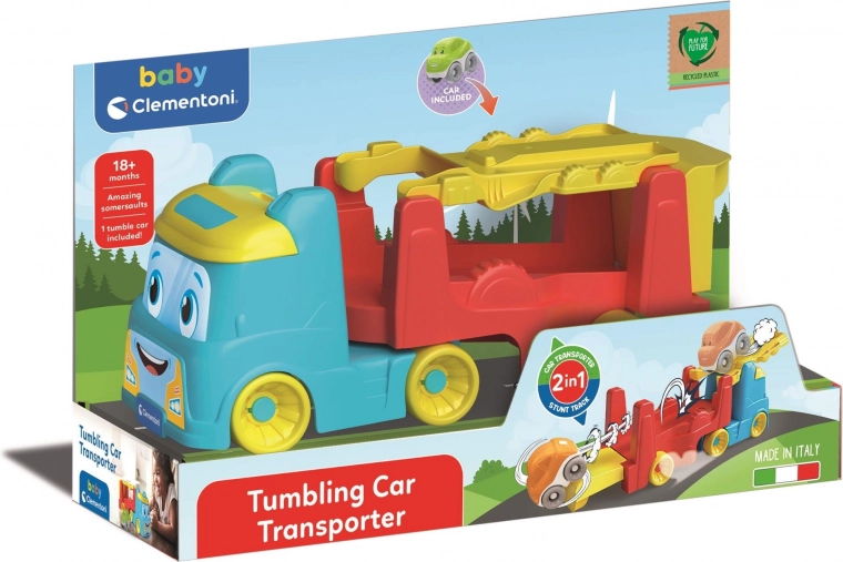 Transportador de coches volcado Clementoni