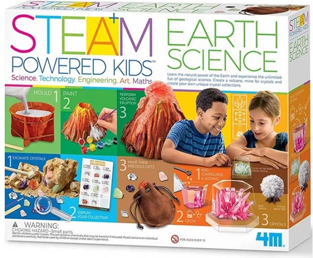 Kit científico 4M Earth Science – Tierra y geología para niños