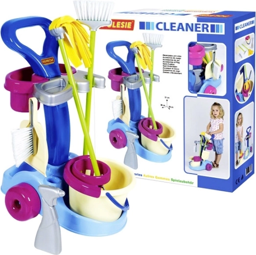 Set de limpieza infantil con carrito Palau