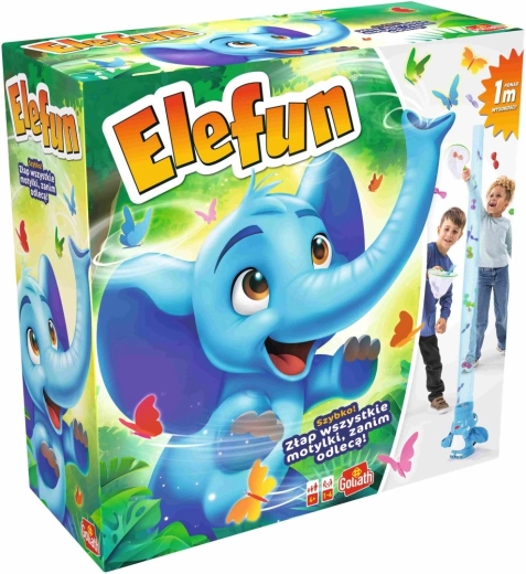 Goliath Games Elefun, juego infantil de movimiento en polaco