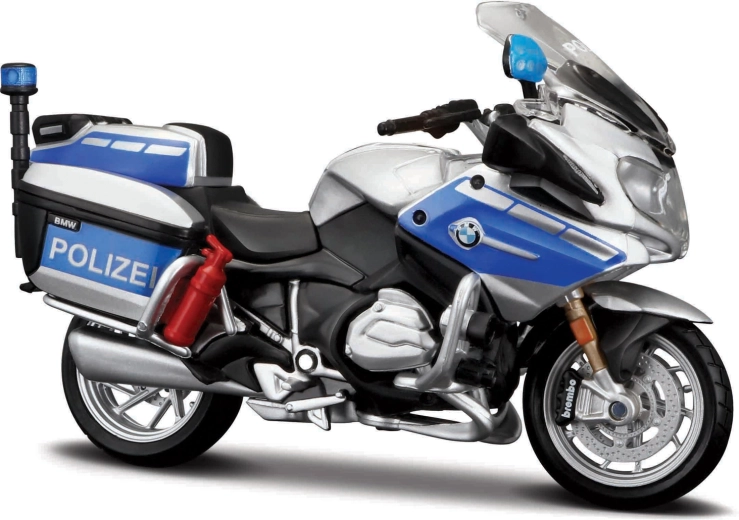 Motocicleta policial Maisto BMW R 1200 RT policía alemana 1:18