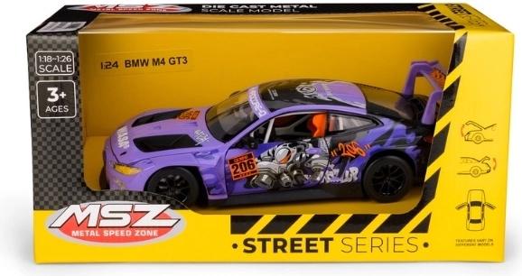MSZ BMW M4 GT3 modelo de carreras a escala 1:24