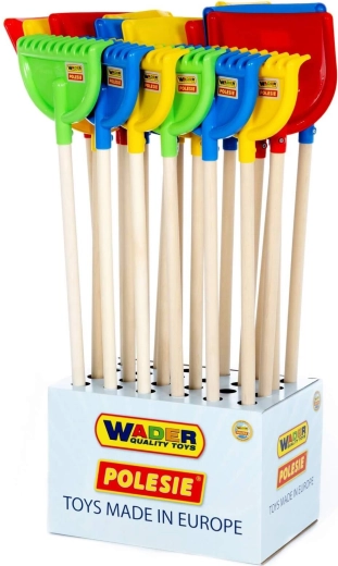 Juego de herramientas de jardinería infantiles con soporte, 21 piezas